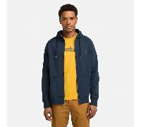 Timberland - Exeter River Kapuzenjacke mit gebürsteter Rückseite für Herren in Dunkelblau, Herren, Blau, Größe: L