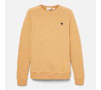 Timberland - Exeter River Sweatshirt mit gebürsteter Rückseite und Rundhalsausschnitt für Herren in Gelb, Herren, Gelb, Größe: L