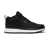 Schnürboots TIMBERLAND "FIELD TREKKERLOW WARM LINED SNEAKER", Herren, Gr. 47,5, schwarz (schwarz nubuck), Leder, Schuhe Schnürboots, Wintersneaker, Sneaker, Winterschuhe, gefüttert (86326351-47,5) sch