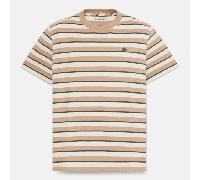 Timberland - Gestreiftes Kurzarm-T-Shirt für Herren in Hellbraun, Herren, Braun, Größe: S