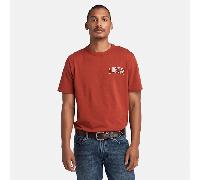 Timberland - Grafisches TIMBS T-Shirt für Herren in Rot, Herren, Rot, Größe: S