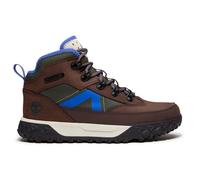 Timberland - Youth's Greenstride Motion 6 Mid Bungee WP Boot - Freizeitschuhe, Gr. 39 US 6, schwarz/braun (DarkBrown/Nubuck/WDarkGreen)