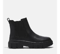Chelseaboots TIMBERLAND "GREYFIELDMID CHELSEA BOOT", Damen, Gr. 37, schwarz, Leder, Schuhe Chelseaboots, Winterstiefel, Schnürstiefel, Winterschuhe, Stiefelette (34460055-37) schwarz