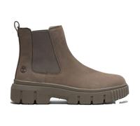 Timberland Womens Mid Chelsea Boot md brn nubuck 8 Wide Fit