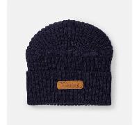 Timberland - Gulf Beach Rippstrickmütze in Dunkelblau, Blau