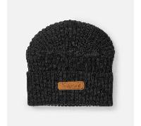 Timberland - Gulf Beach Rippstrickmütze in Schwarz, Schwarz