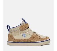 Timberland - Halbhoher Stone Jump Sneaker mit Klettverschluss für Jugendliche in Beige, Beige, Größe: 34