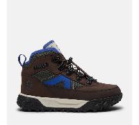 Timberland - Halbhoher wasserfester GreenStride Motion 6 Bungee Sneaker für Jugendliche in Dunkelbraun/Dunkelgrün, Braun, Größe: 34