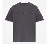 Timberland - Hampthon Kurzarm-T-Shirt für Herren in Dunkelgrau, Herren, Grau, Größe: S