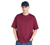 Timberland Hampthon Tonal Stack Logo Tee Burgundy Größe: L | Basic T-Shirts Outlet | Herren | Braun