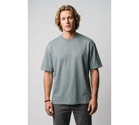 T-Shirt TIMBERLAND "HAMPTHON Tonal Stack Logo Tee", Jungen, Gr. 3XL, silber (silber blau), Obermaterial: 100% Baumwolle, Rundhals, Shirts T-Shirt (19087162-XXXL) silber blau
