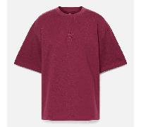 Timberland - Hampton T-Shirt mit farblich abgestimmtem Stack-Logo für Herren in Burgunderrot, Herren, Burgunderrot, Größe: 3XL