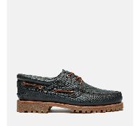 Timberland - Handgenähter Timberland Authentic 3-Eye Lug Bootsschuh für Herren in Dunkelgrün, Herren, Grün, Größe: 37.5