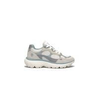 Timberland Hazel Lane Low Lace Up Sneaker Natural Mesh Light Blue Größe: 39.5 | Trainers Outlet | Damen | Blau
