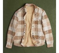 Timberland - Hemdjacke mit hochflorigem Futter für Herren in Beige, Herren, Beige, Größe: M