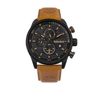 Timberland henniker Herren Uhr analog Quarzwerk mit Leder Armband 14816JLB-02