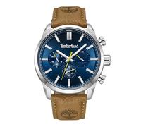 Timberland HENNIKER II Uhr für Herren in der Farbe Beige mit Armband aus Leder, Wasserdichtigkeit: 5 bar, Gehäusedurchmesser: 46 mm, TDWGF0028702