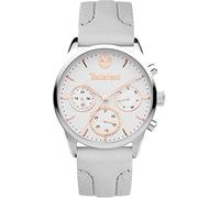 Timberland Henniker III Damen Armbanduhr Leder Grau 38 mm, Multifunktionsuhr, Wasserdichtigkeit: 5 Bar, TDWLF2101902