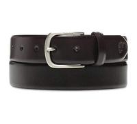 Timberland Herren 35 mm, runde Schnalle, klassischer Ledergürtel Gürteltasche, Kakaobraun, M