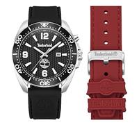 Timberland Herren Analog Quarz Uhr mit Silikon Armband TDWGN0010001