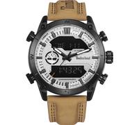 Timberland Herren Analog Uhr mit grauem Zifferblatt - TDWGP2201903, braun, Modern, braun, Modern