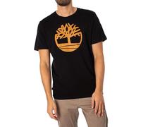 Timberland Herren Baum-Logo-T-Shirt, Schwarz, XXL