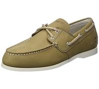 Timberland Herren Cedar Bay 2 Eye Boat Shoe, Medium Beige Nubuck, 45.5 EU Weit