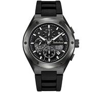 Timberland Herren Chronograph Abbotville in der Farbe Schwarz mit Silikonarmband, Gehäusedurchmesser: 46 mm, TDWGQ2231203