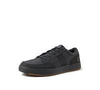 Timberland Herren Davis Square Fabric and Leather Oxford Basic Sneaker, Black Nubuck, 49 EU