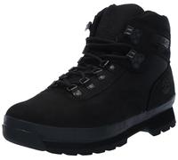 Timberland Herren Euro Mid Lace-up Boot Hiker, Schwarz Nubuk, 45 EU