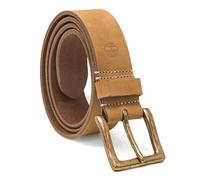 Timberland Herren Icon Nubukledergürtel, 38 Mm Gürtel, Beigefarbener Weizen, 56