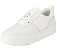 Timberland Low LACE UP Sneaker, Laurel Court White Full Grain, 8