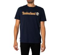 Timberland Herren Linear Logo Short Sleeve Tee Unterhemd, Dark Sapphire, 56