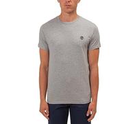 Timberland Herren Oyster River TFO Chest Logo Shortsleeve Tee (Slim) MEDIUM Grey Heather Kurzarm Shirt, Melange, 56