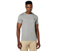 Timberland Herren Oyster River TFO Chest Logo Shortsleeve Tee (Slim) Medium Grey Heather T-Shirt, XL