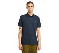 Timberland Herren-Poloshirt mit Oyster-River-Logo auf der Brust, Größe S (regulär), Blau, XL