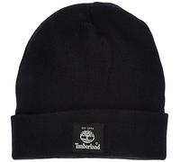 Timberland Herren Short Watch Cap with Woven Label Hut für kaltes Wetter, Dunkles Marineblau, Einheitsgröße