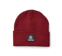 Timberland Herren Short Watch Cap with Woven Label Winter-Hut, Syrah, Einheitsgröße