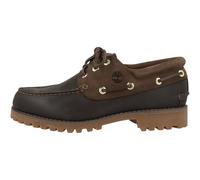 Bootsschuh TIMBERLAND "TIMBERLAND AUTHENTIC - BOAT SHOE", Herren, Gr. 41, dkbrn fg dkbrn, Leder, Schuhe Bootsschuh, Bootsschuh aus Leder (28521860-41) dkbrn fg dkbrn