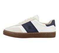 Timberland Herren Sneaker Lisbon Street Low Lace Premium Leder Weiß/Dunkelblau Größe 44,5
