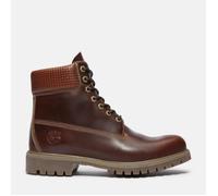 Timberland Mens 6 Inch Lace UP Waterproof Boot md brown full grain w blk 12 Wide Fit