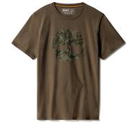 Timberland Herren T-Shirt mit Baum-Logo und Camouflage-Muster S