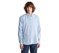 Timberland - Lovell Lake Botton-Down-Langarmshirt für Herren in Hellblau, Herren, Blau, Größe: L