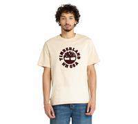 Timberland Holiday Front Graphic Ss Tee Angora Größe: S | Bedruckte T-Shirts Outlet | Herren | Grau