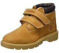 Timberland Icon Double Strap Hook & Loop, Unisex-Kinder Chukka Boots, Gelb (Wheat Nubuck 231), 35 EU (2.5 UK)