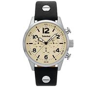 Timberland Jenness Herren Uhr analog Quarzwerk mit Leder Armband 15376JS-07