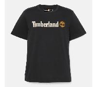 Timberland - Kennebec River Linear Logo-T-Shirt für Herren in Schwarz, Herren, Schwarz, Größe: XXL