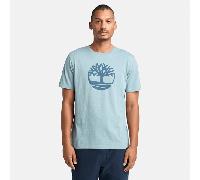 Timberland - Kennebec River T-Shirt mit Baum-Logo für Herren in Blau, Herren, Blau, Größe: XL