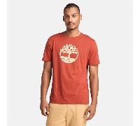 Timberland - Kennebec River T-Shirt mit Baum-Logo für Herren in Rot, Herren, Rot, Größe: 3XL