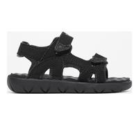 Sandale TIMBERLAND "PERKINS ROW BACKSTRAP SANDAL", Mädchen, Gr. 28 (10,5), schwarz (schwarz, schwarz), Synthetik, Schuhe Sandale, mit Klettverschluß (49507360-28) schwarz, schwarz